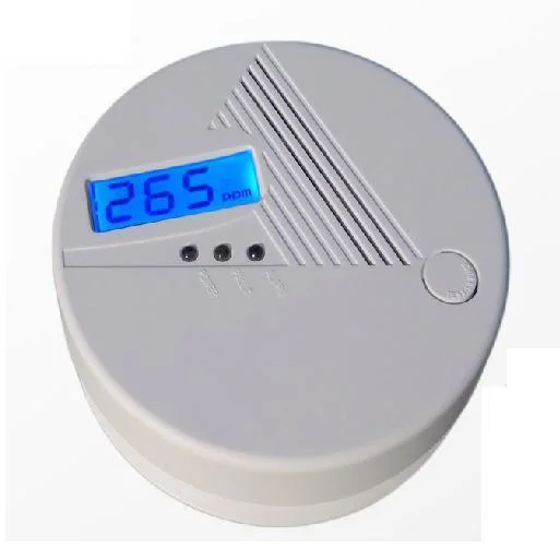 Alarma de detector de monóxido de carbono de tipo Co operado por batería