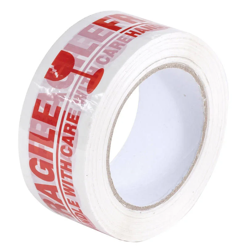 BOPP Packaging Tape with Fregile Printing Film Tape OPP Adhesive Clear and Brown Color Water Based Tape