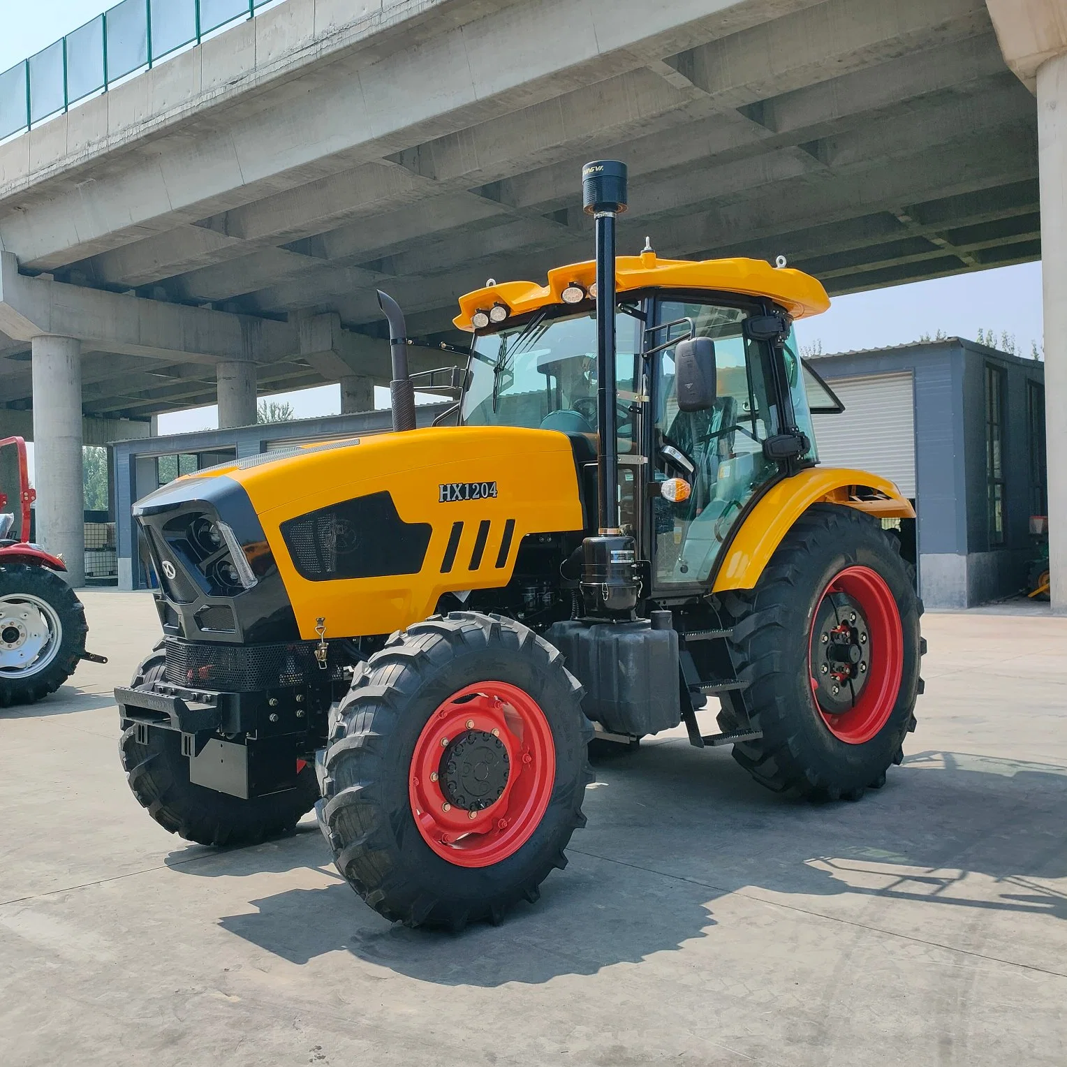 Huabo Brand 150HP 4X4 4WD AC Cabin Agriculture Machinery Large Farm Diesel Engine Wheel Hydraulic System Compact Traktor Tractor with Front End Loader