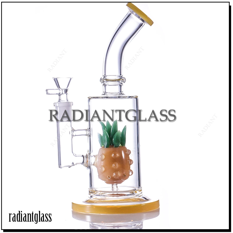 Factory Wholesale/Supplier Percolator Glass Pineapple Smoking Pipe Hookah Crack Pipes