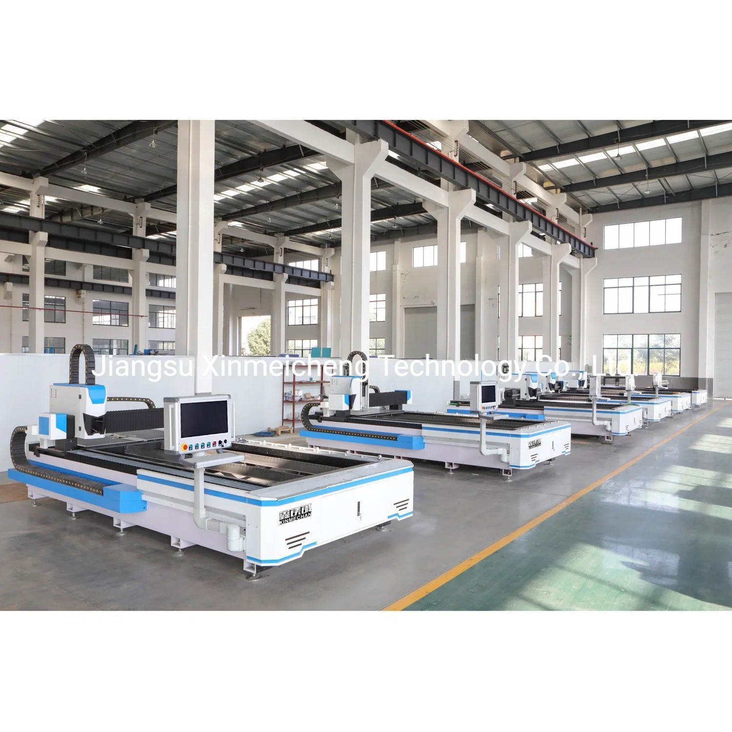 CNC Full Protection Cover Laser Cutting Machine with Dust Remove Double Table