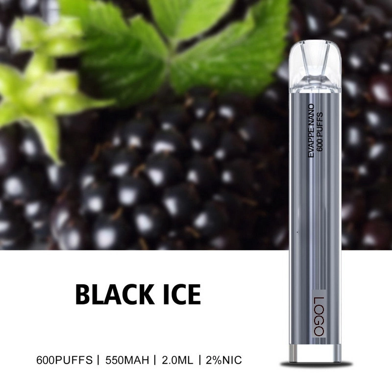 2023new Design Best Selling 600puffs Fruit Flavors Disposable/Chargeable Vape Pen in Stock