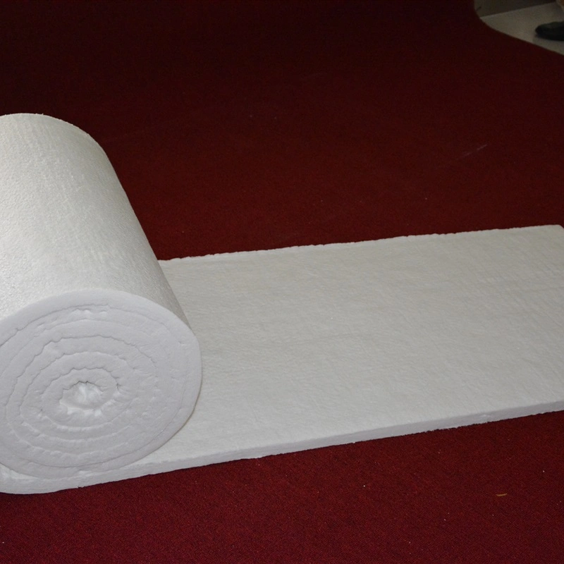 High Temperature 1600c Polycrystalline Mullite Ceramic Fiber Blanket Building Material