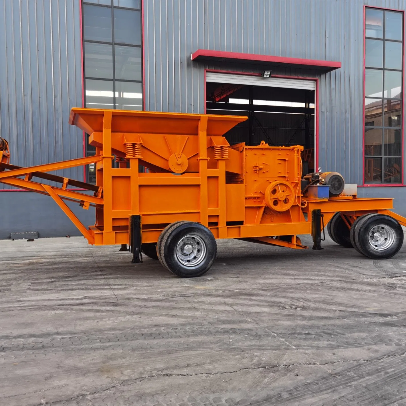 Großhandel/Lieferant Günstige Mobile Beton Gravel Rock Stein Portable Rock Crusher Zum Verkauf