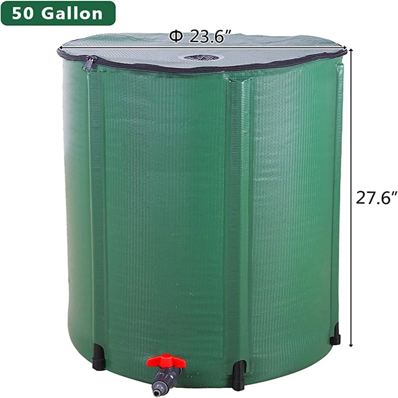 Household 100 Liter PVC Collapsible Rainwater Collection Bucket