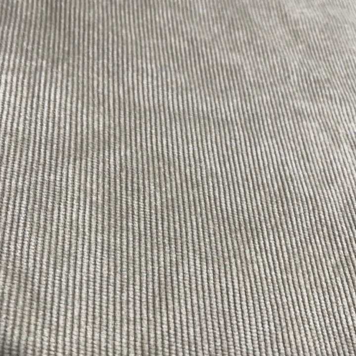 Soft Brushed Microfiber Corduroy Fabric: 100% Polyester, Plain Woven, 16W, for Garment & Home Textile