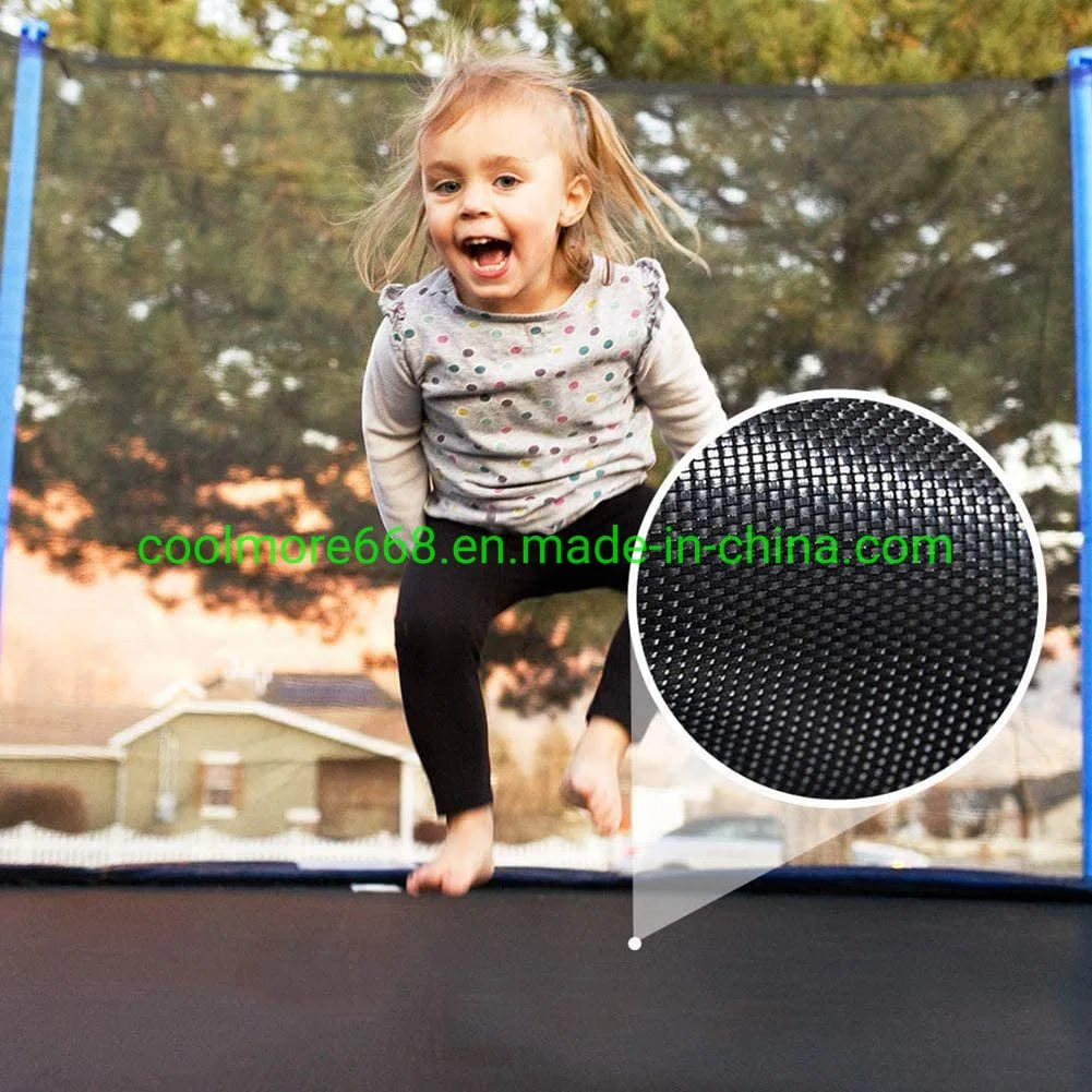 Home Gym Trampolines for Kids Household Fitness Equipments Outdoor Trampoline with Safety Net and PVC Step Ladder