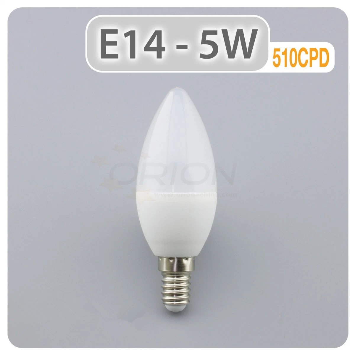 Home Decoration 3000K 4000K 6500K E14 5W 7W LED Candle Lighting