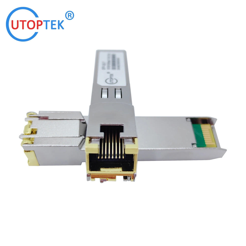 Suministro de fábrica 10g 5g 2,5g 1g 100m base-T Cobre RJ45 Módulo transceptor SFP UTP SFP para Cisco Huawei