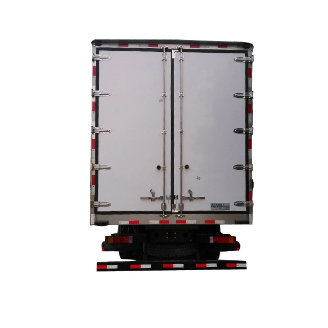 Kundenspezifische XPS/ PU-Isolierung CKD/CBU Kühlplatte gefrorenes Gemüsefleisch Seafood Transport Aluminium Kühlschrank LKW Körper für Meeresfrüchte Huhn