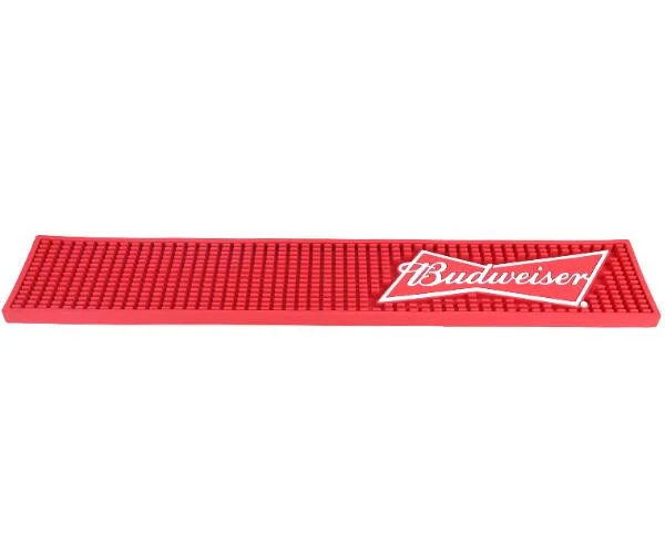 Le plateau égouttoir de verre de promotion de la bière boisson barres PVC Service ferroviaire Tapis Tapis en caoutchouc antidérapant personnalisé Bar Bar Runner