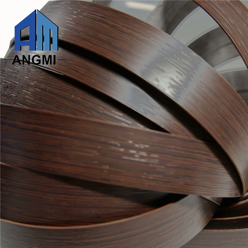 Colored Wood Veneer Edge Banding Tape PVC Film Office Furniture Accessories