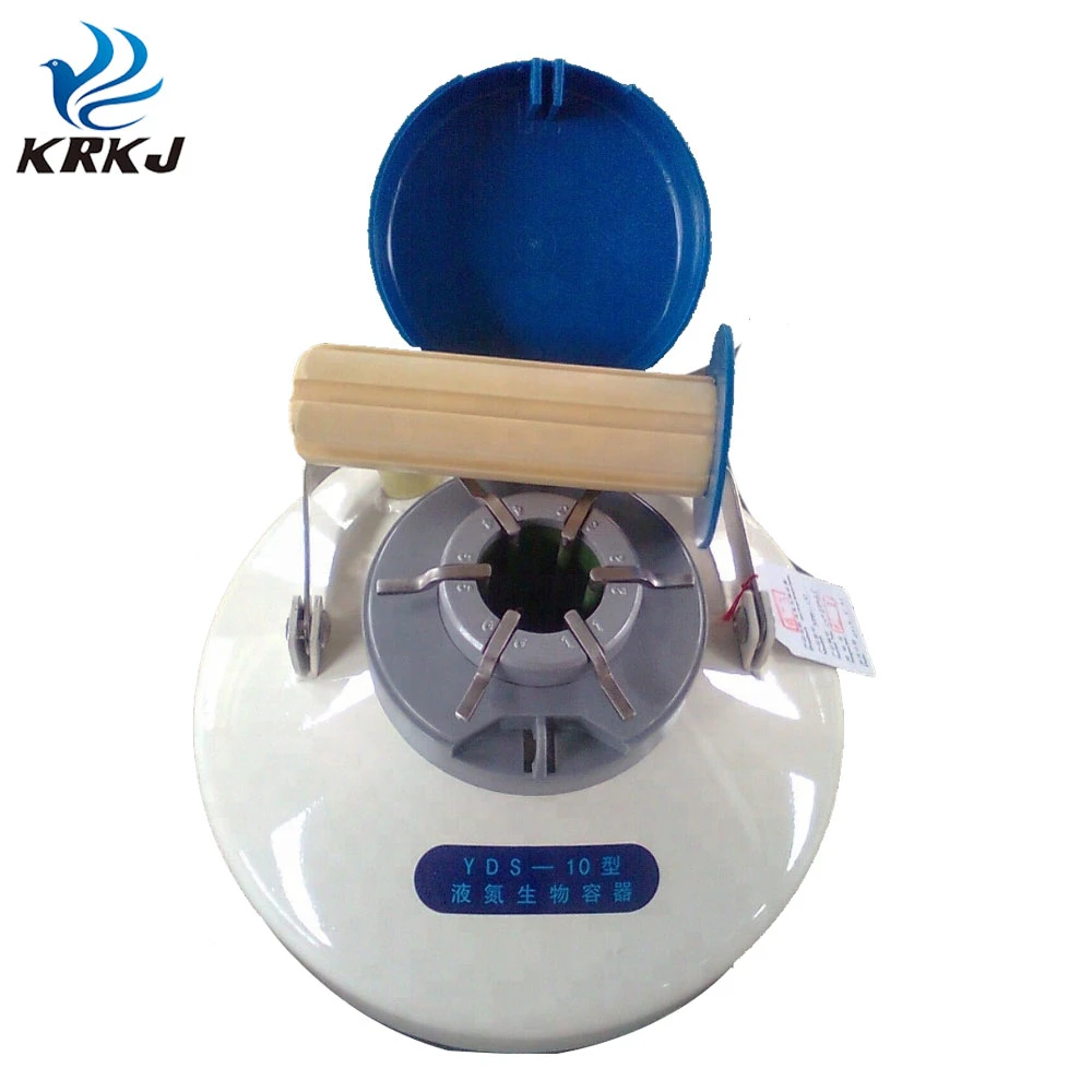 Good Quality Cheap Price Animal Liquid Nitrogen Semen Tank with Hinged Handle