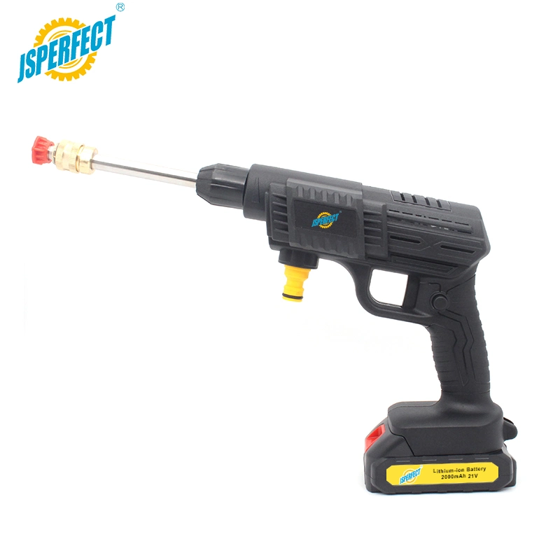 Jsperfect 21V Gun Handheld Cordless Car Care High Pressure Cleaning Car Washer