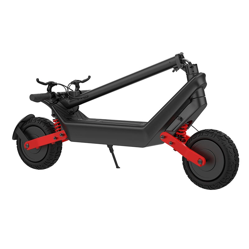 Novo motor duplo de 11 polegadas 2400 W 48 V 100 km de longa distância Pneu resistente a perfurações scooter elétrica todo-o-terreno Fast 50 km/h 200 kg com carga elétrica Entrega de scooters de queda