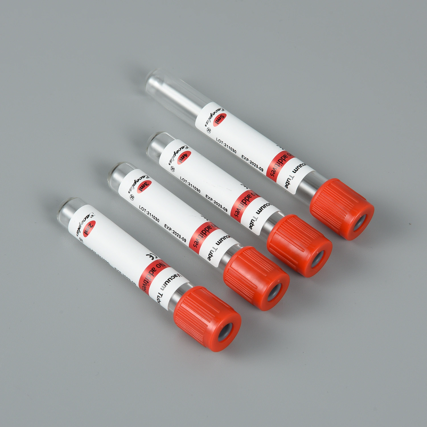 Siny Manufacture Gel&Sodium Citrate Use Medical Plain Blue Cap Disposable Vacuum Blood Tube