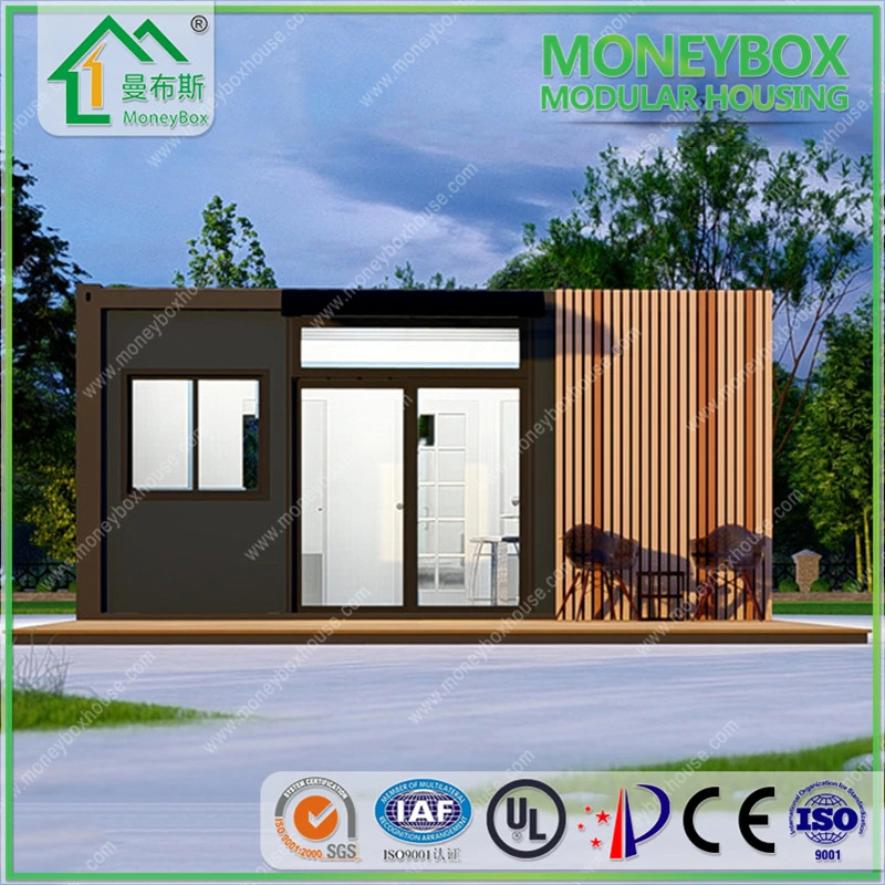 2022 20FT Maisonnette modulaire de luxe moderne préfabriquée portable entièrement meublée légère en acier en bois mobile et démontable