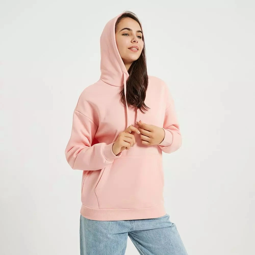 Women Fashion Solid Hoody Sweatshirt Lady Hoodie Loose Long Sleeve Female Casual Plus Pullover