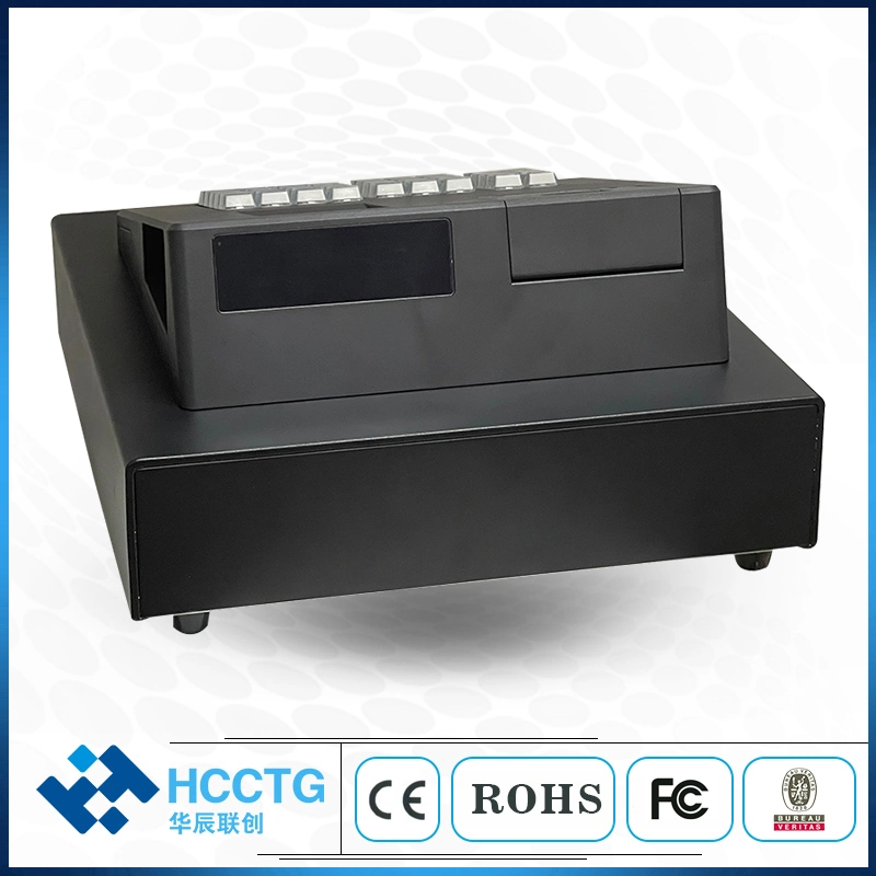 PC Software MCU 51 38 Keys USB/RS232 Electronic Cash Register with 58MM Thermal Printer ECR600