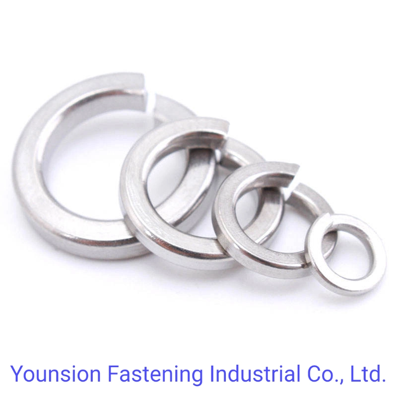 High quality/High cost performance  DIN127 Stainless Steel 304 316 Lock Spring Washer Machine Double Coil Spring Washer