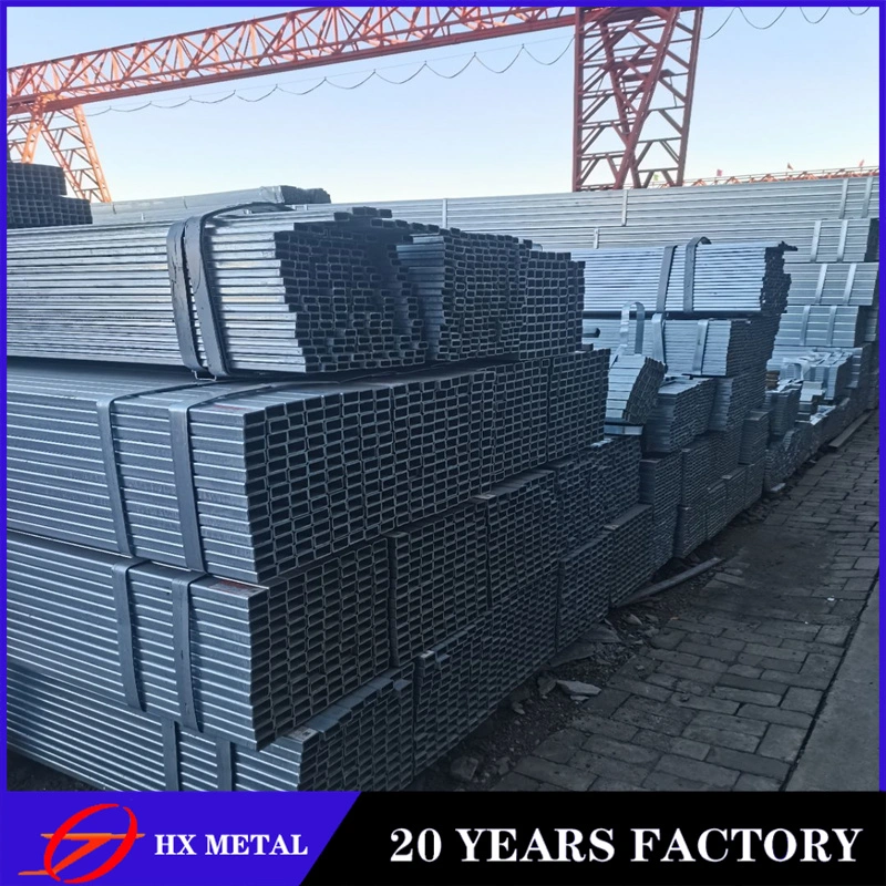 Q195 Q235 Carbon Steel Square Welded Hot DIP Galvanized Steel Pipe for Fence