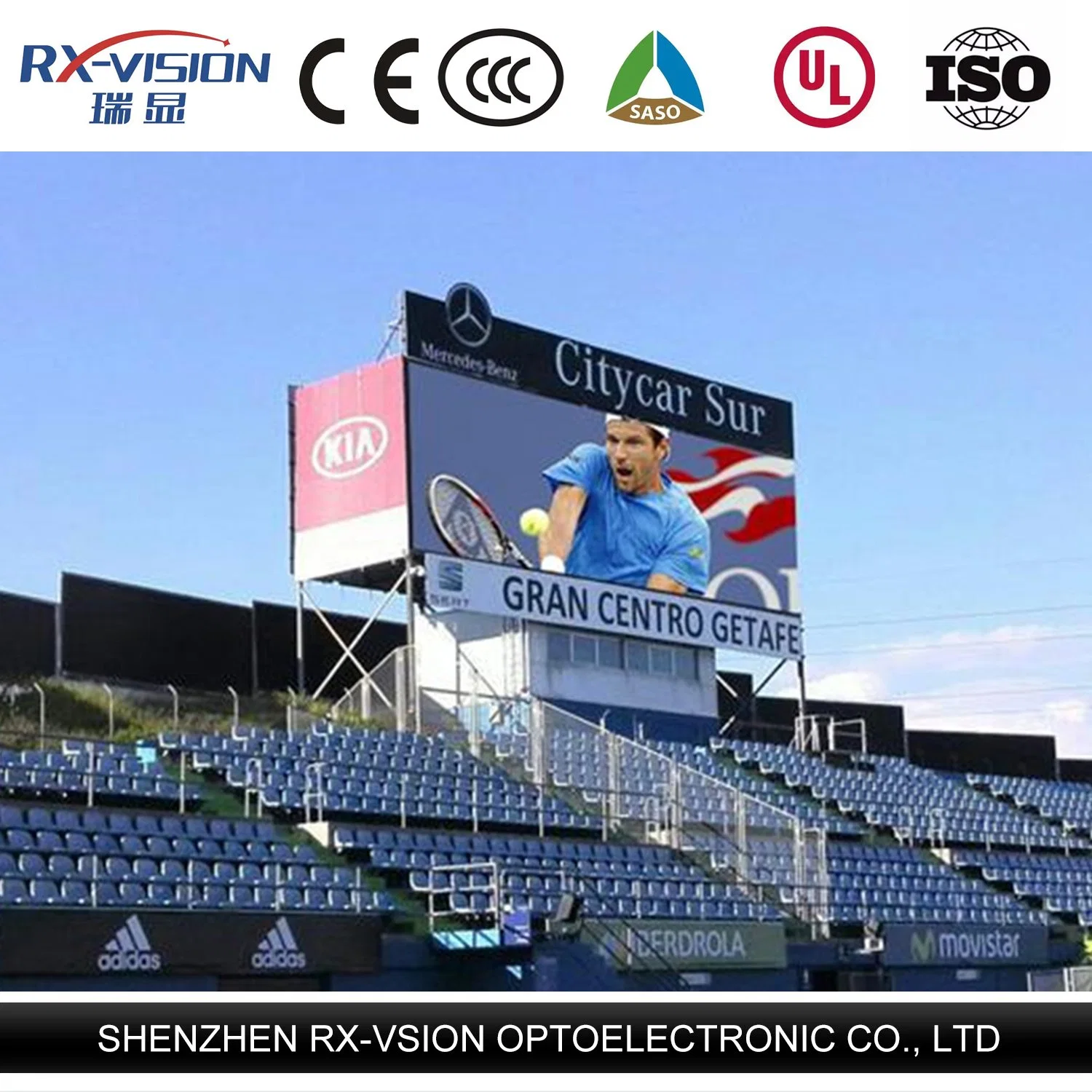 High Resolution Light Weight Cabinet P20/P16/P10 Outdoor Digital Advertising LED Display Screen