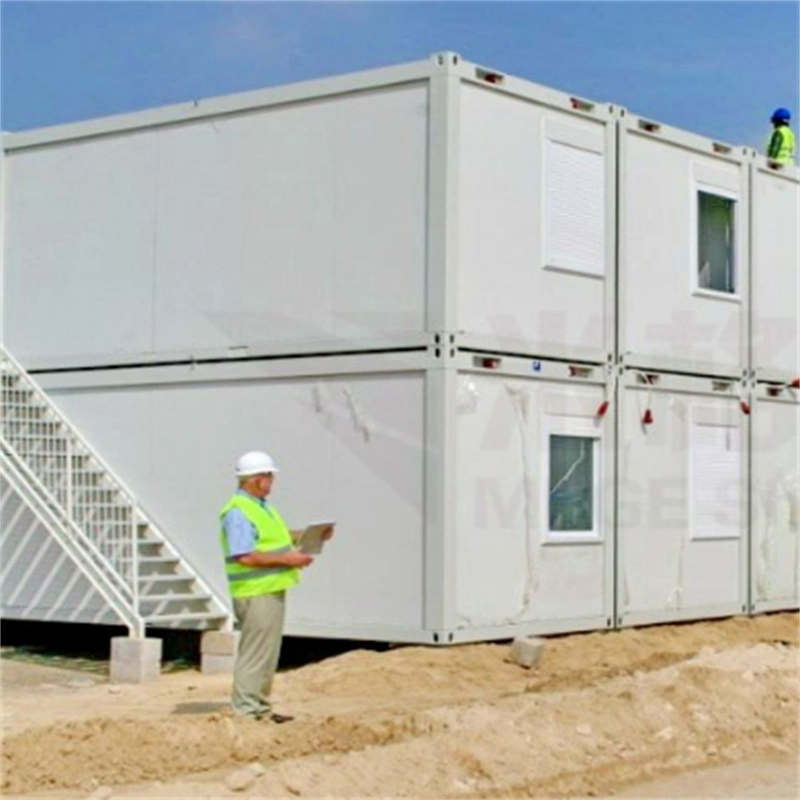 Extended Foldable Prefab Container 40FT Folding Living Containers Expandable Cabin 2 Bedroom Luxury Design Price