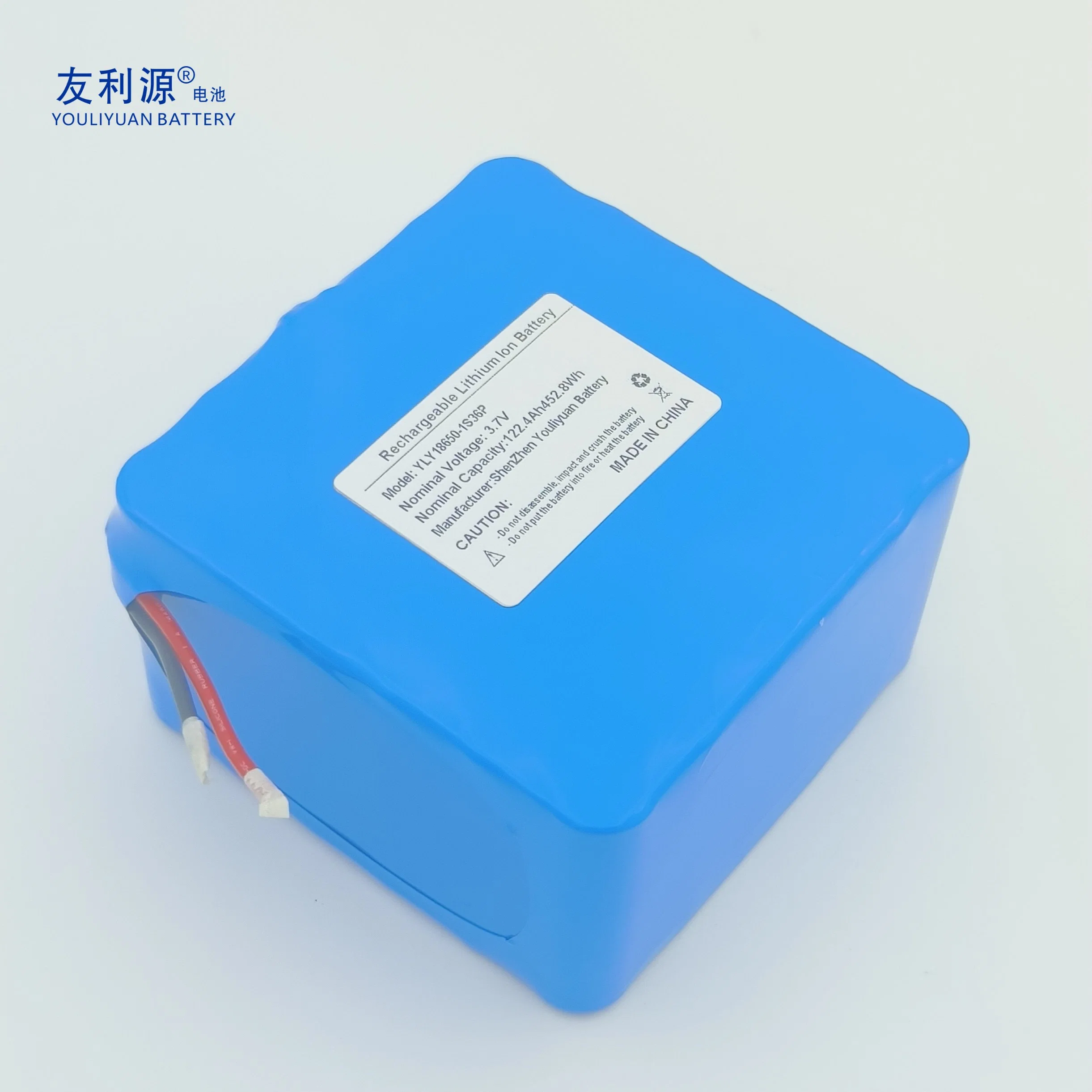 High quality/High cost performance  MSDS Certificate 18650 122.4ah 3.7V Rechargeable Lithium Ion Battery Pack Power Battery Solar Panel Battery Pack for CCTV Camera