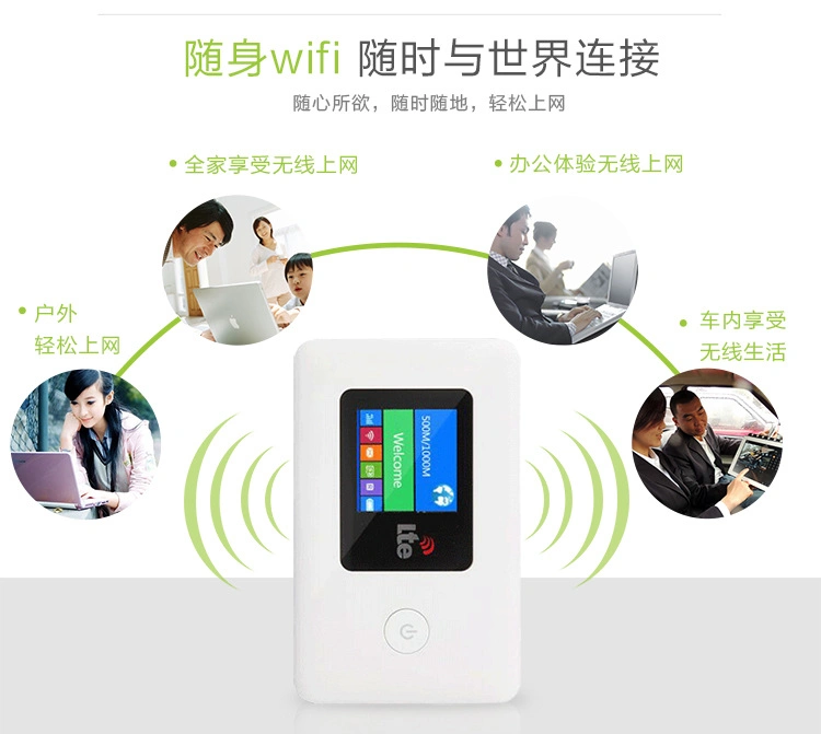 4G Lte Portable Router with Dongle 4G Mifi Mini Router