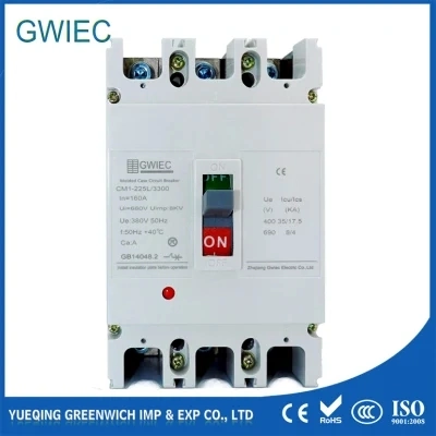 160A 200A Case MCCB Thermal Magnetic Circuit Molded Breaker with Good Price