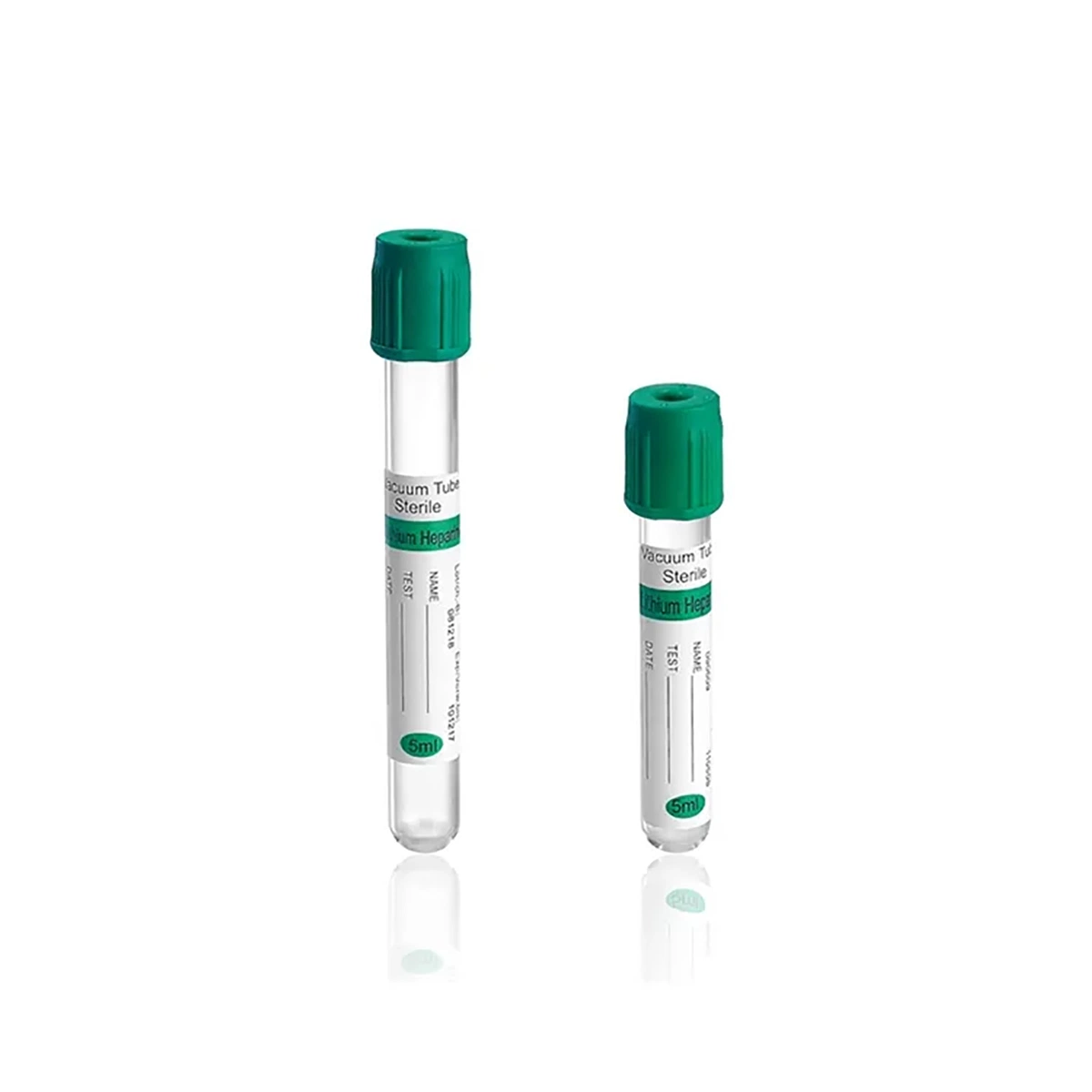 0,5mL K2 EDTA Lithium heparin Micro Medical muestra de sangre Tubos con tapa de rosca púrpura