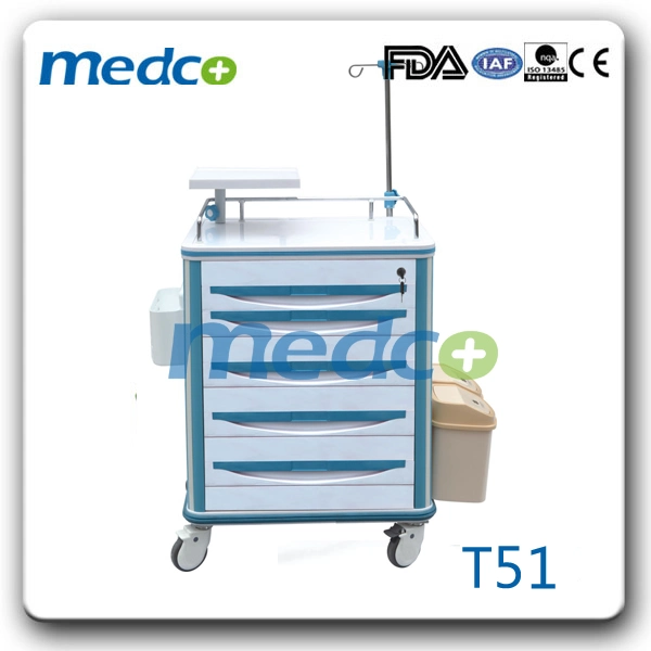 Hospital Furniture Nursing Care Patient File Record Trolley Cart