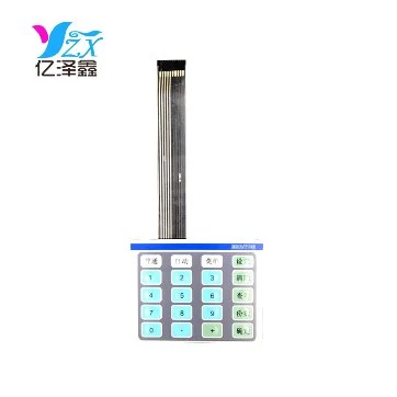 Professional Membrane Switch Keyboard Lenseswith Single Key