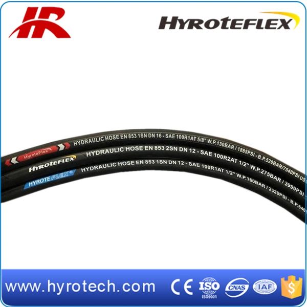 3/8 Inch High Pressure Hydraulic One Steel Braid Oil Resistant Rubber Hose SAE 100r1