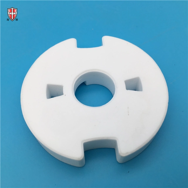 White Ceramic Disc High Hardness Customized Alumina Ceramic Plate