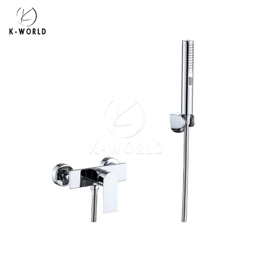 K-World Luxury Basin Shower Faucet Manufacturing High-Quality in Wall Bath Shower Faucet China Craftsmanship Single Handle Shower Mixer