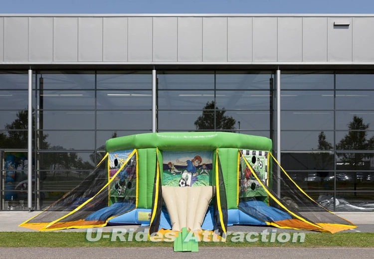 3 in 1 soccer practice inflatable soccer golf boarding games