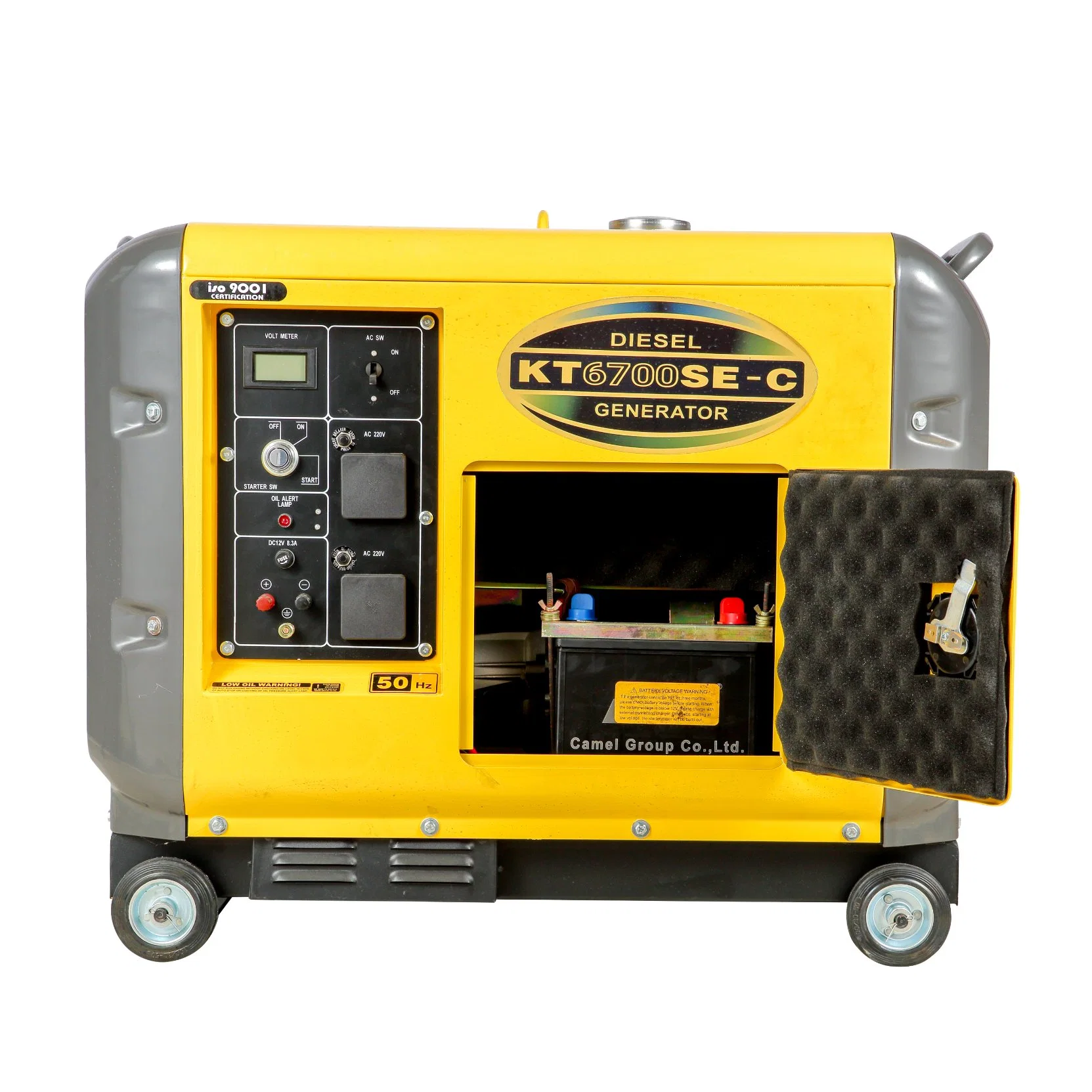 186fa Engine Portable Silent Generator 6kVA 6kw Sound Proof Air-Cooled Wind Generators