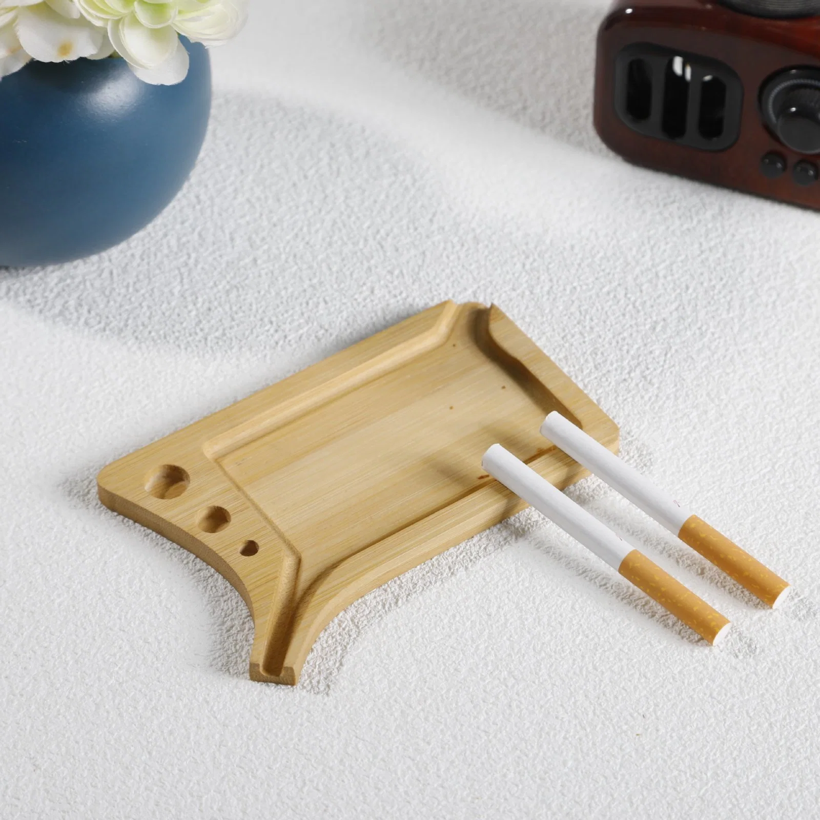 Custom Wooden Rolling Tray Pre-Rolled Cigarette Tubes