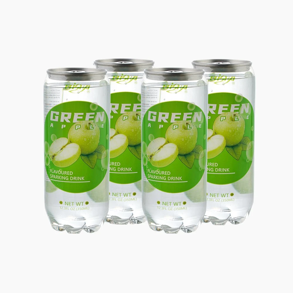 350ml Apple Flavor Soda Water with ISO22000