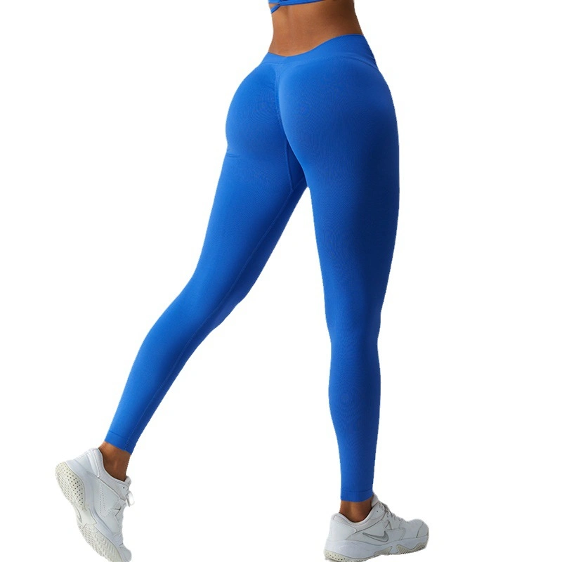 Breathable Quick-Drying Ladies Solid-Colour Tight Gym Yoga Fitness Leggings Women Sports Wear