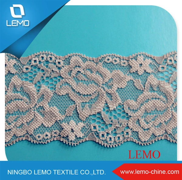 Nylon Spandex Tricot Fabric Lace / African Lace Materials