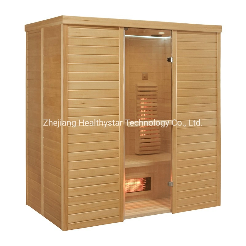 Indoor Hemlock Wood Full Spectrum Infrared Sauna Room