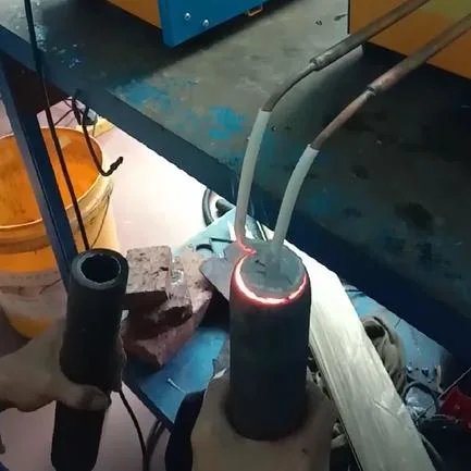 Induction Heating Machine for Engine Cylinder Head Porting Removal Valve Guide Removal and Installation