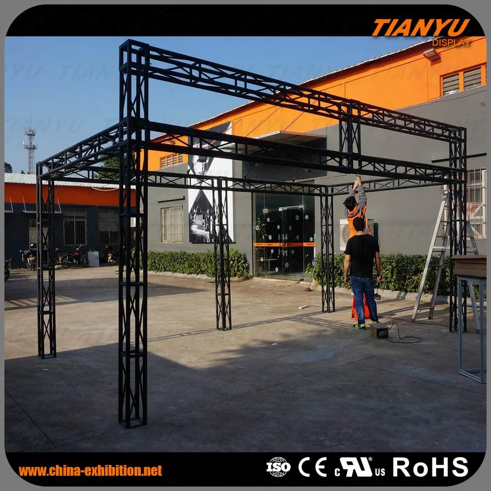 Tragbares Aluminium Hochzeit Bühne Werbung Display Truss System mit gebogenen Dach für die Ausstellung