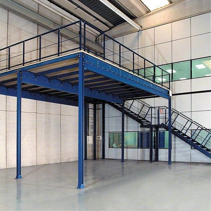 Steel Structure Knock-Down Mezzanine Rack Warehouse Mezzanine Floor/Mobile Shelving