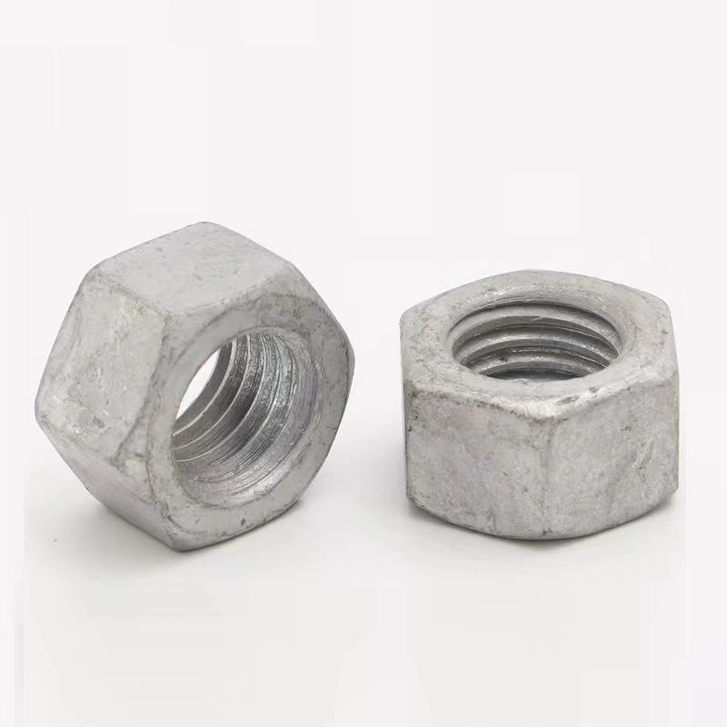 China Wholesale/Supplier Custom DIN934 Carbon Steel HDG Fasteners Hex Nut Hexagon Nut