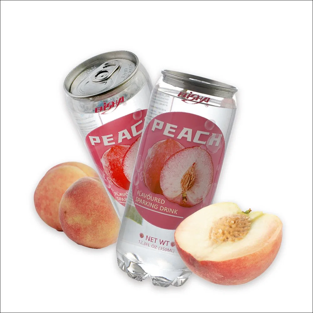 OEM 350ml Fruit Flavor Carbonated Beverage Low Sugar