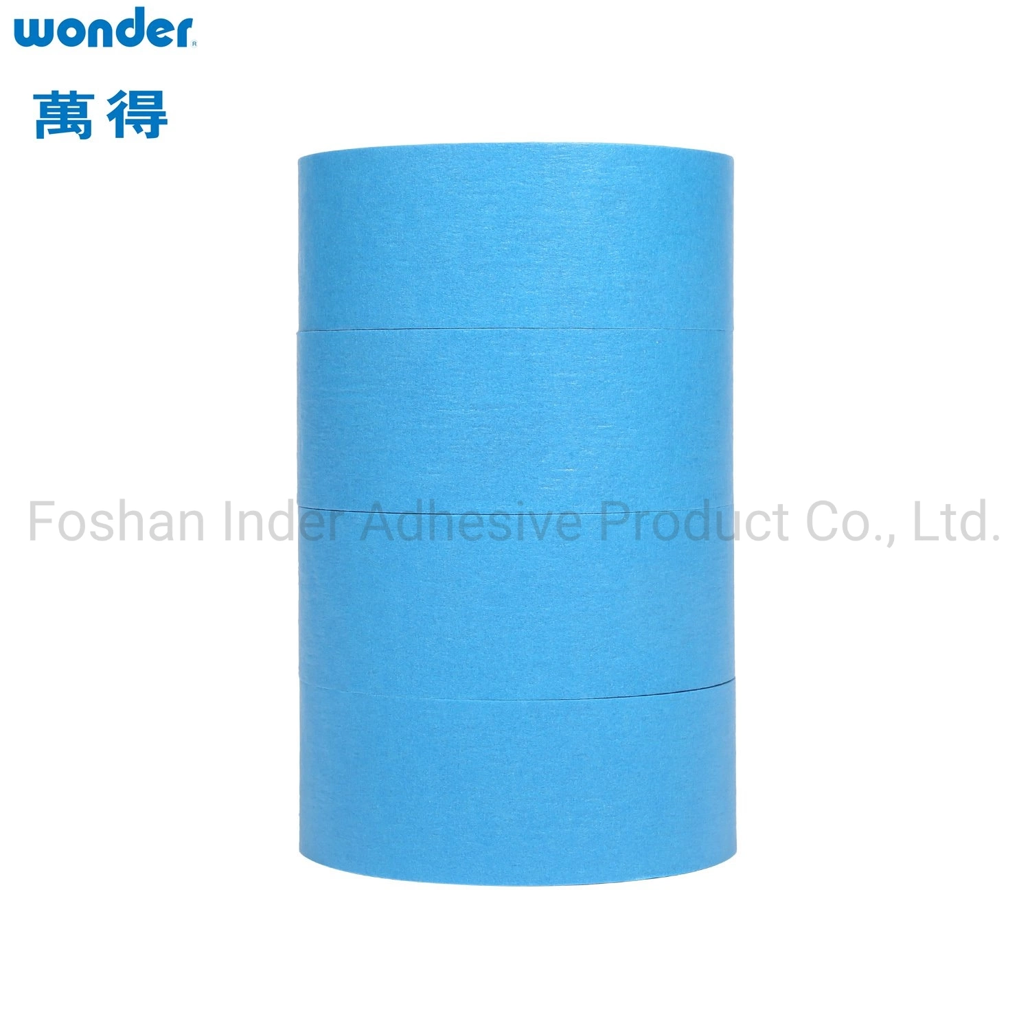 Wonder Brand Reliable Quality Normal Temperature Rubber Glue Masking Crepe Paper Tape