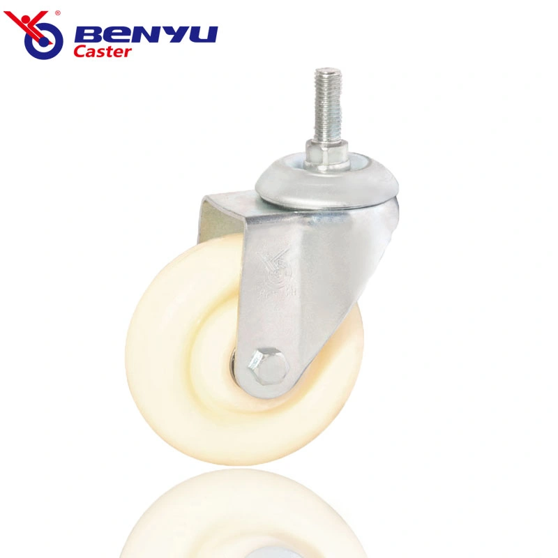 Benyu Nylon Swivel Caster with Brake Industrial Casters